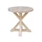International Concepts Round Sierra  End Table, 26 W, 26 L, 26 in H, Wood, Unfinished OT-3ER - alternate 1